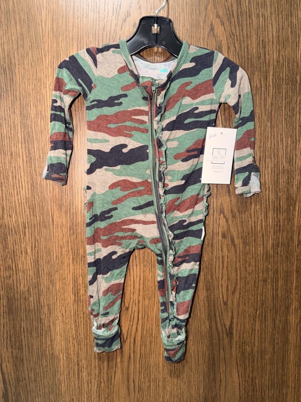 GiGi & Max Ruffle Convertible Bamboo Zippy 6mos